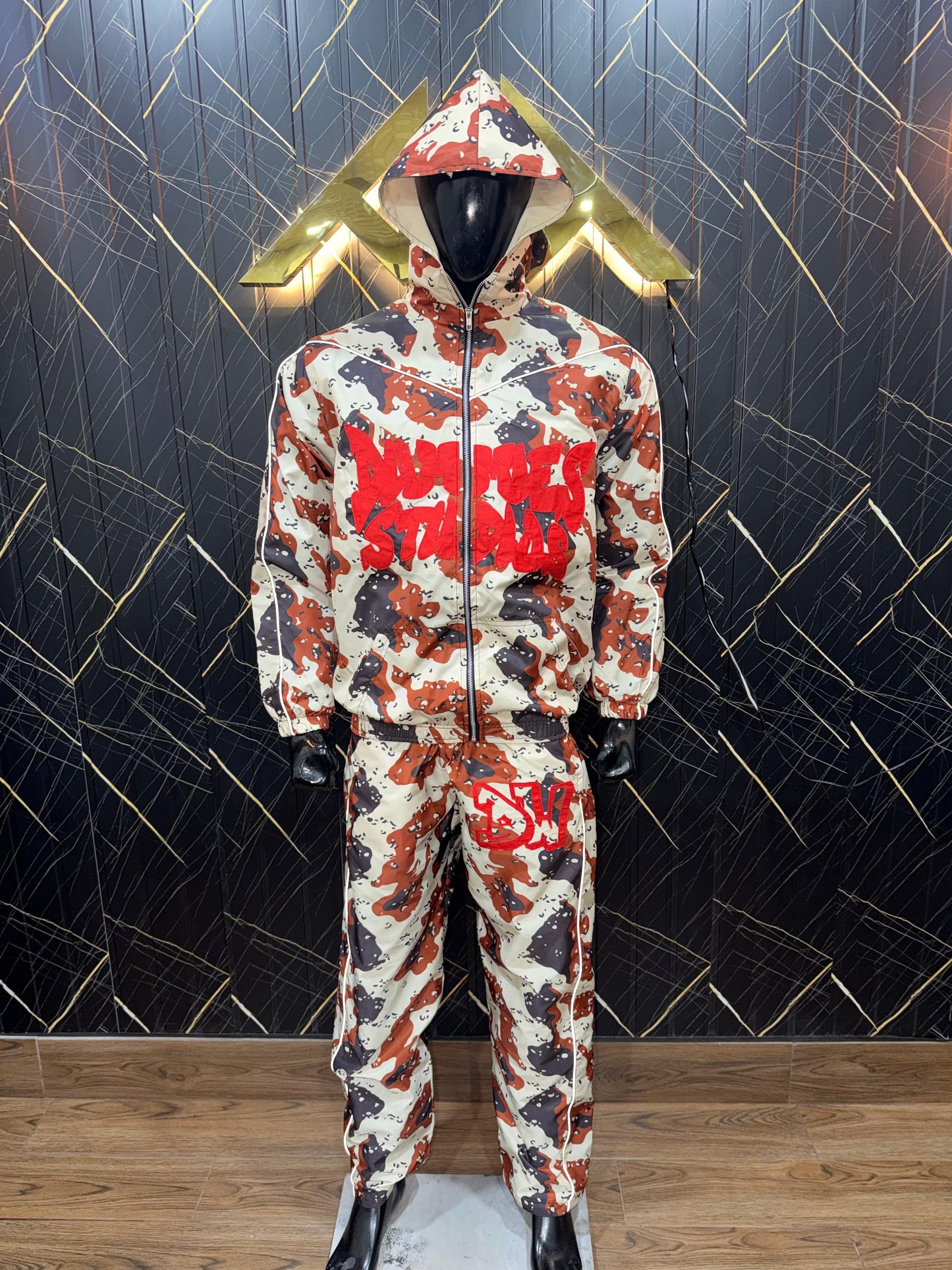 Desert Camo Windbreaker Set