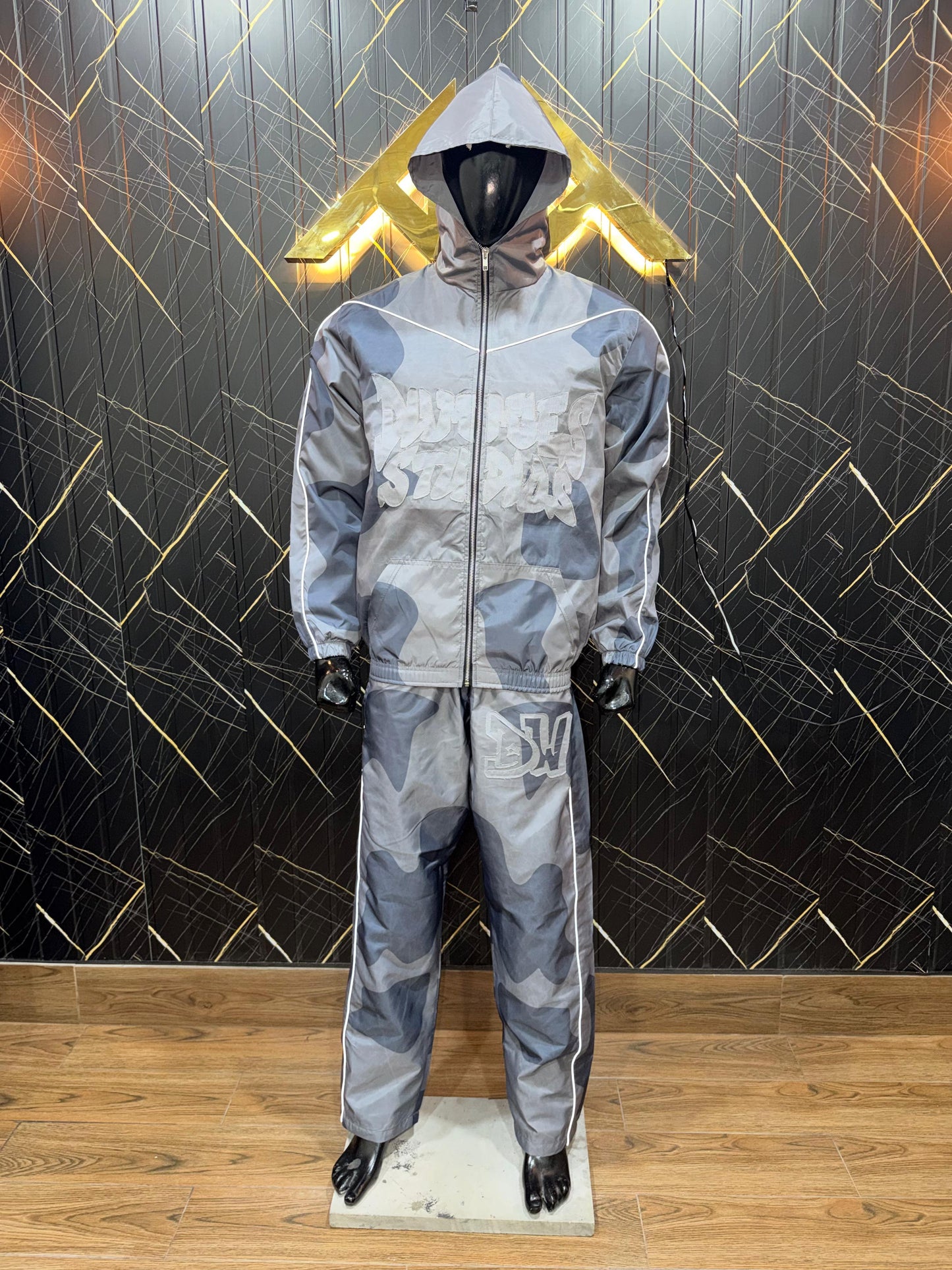 Wolf Grey Windbreaker Set