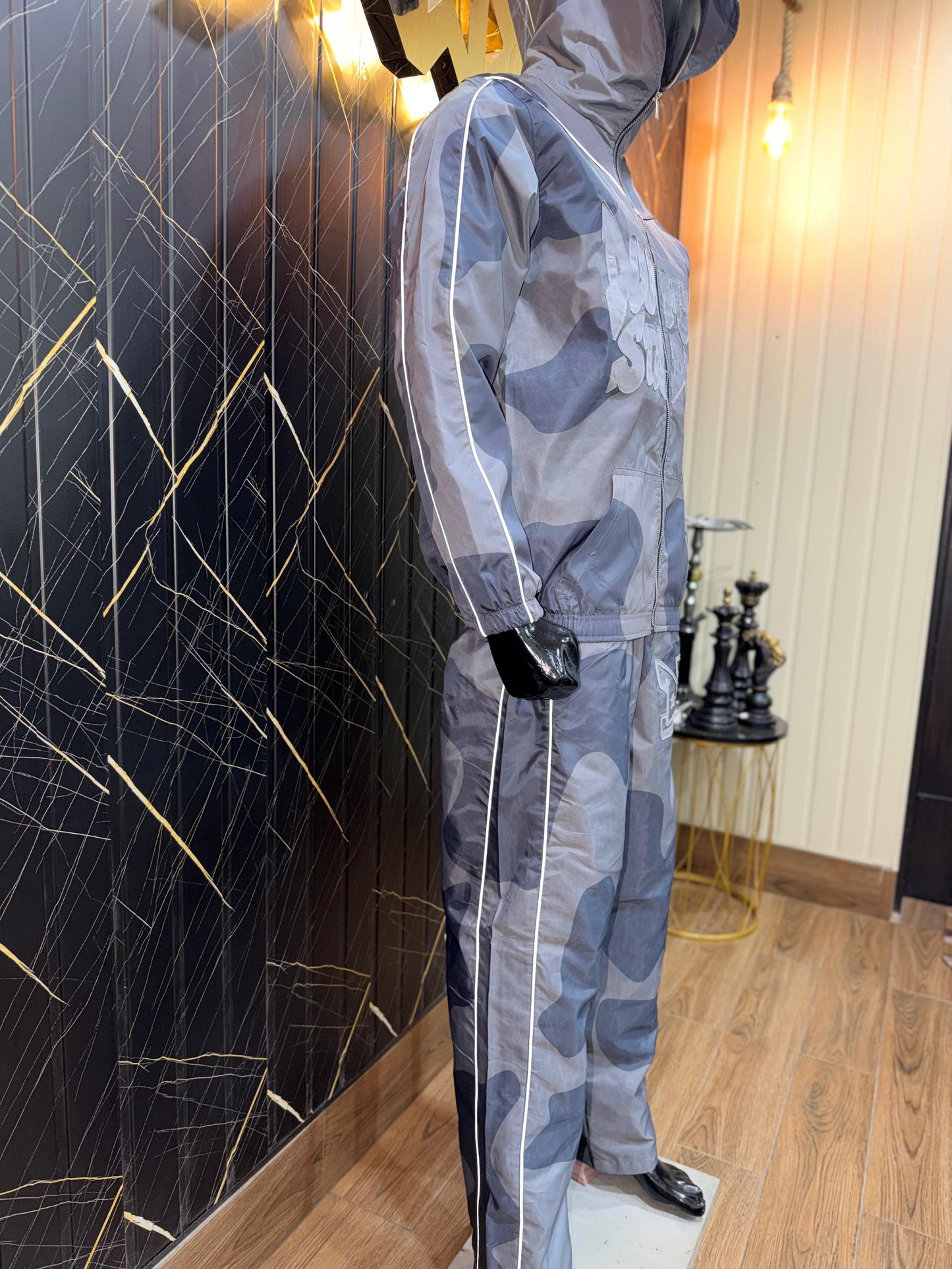 Wolf Grey Windbreaker Set